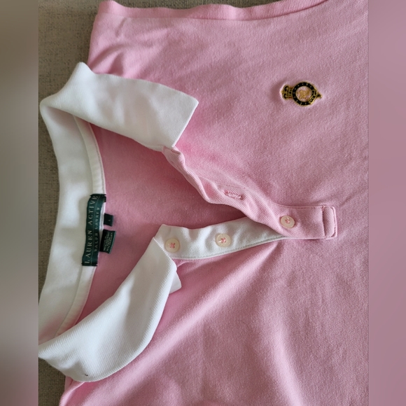 Bubble gum pink Ralph Lauren Sleeveless Polo size Large - Picture 2 of 6